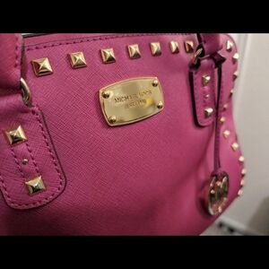 Michael Kors Pink Studded Women's Bag